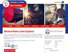 Tablet Screenshot of newberrytanks.com